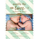 Seafoam Stripe Double The Love Twins Photo Birth Announcements Image 6 of 6